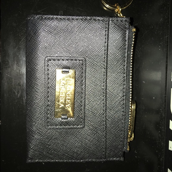 Badgley Mischka black leather card/key case - Picture 4 of 4